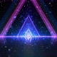 Space Triangle Glow Motion Loop Background - VideoHive Item for Sale