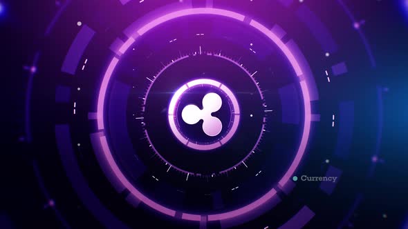 4K UHD Ripple Cryptocurrency Animation