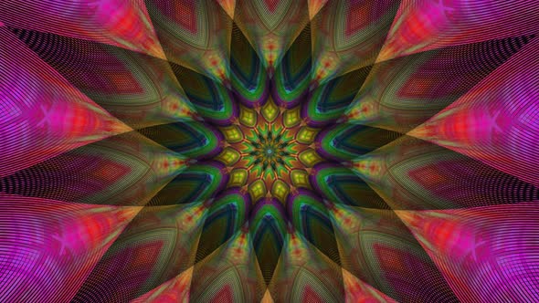 Background Colorful Hypnotic Animation