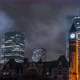 City Night Skyline Toronto Historic Architecture with Fog - VideoHive Item for Sale