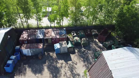 Flying a Quadcopter Over an Industrial Area