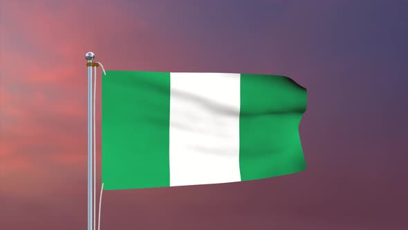 Nigeria Flag 4k