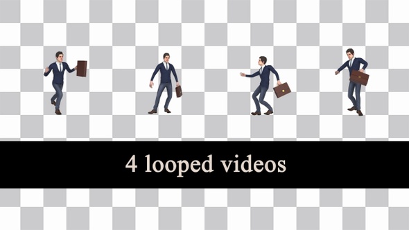 Happy Businessman Movement Pack