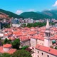 Mediterranean Old Fortress Town Center Drone View  - VideoHive Item for Sale