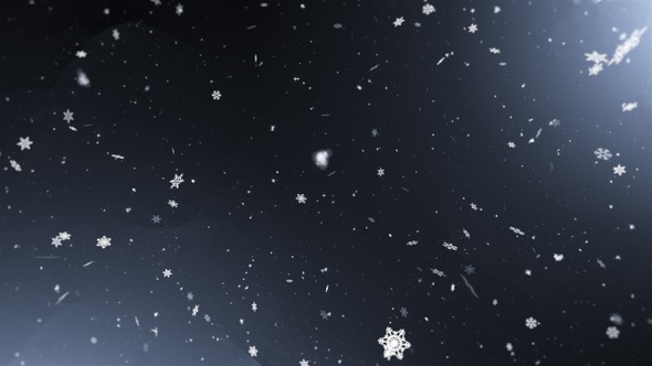 Snowy Particles Background