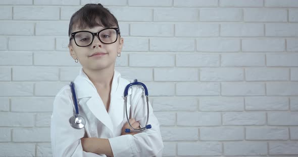 Kid Pretending Medic Nurse
