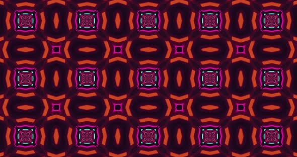 Looped kaleidoscope Abstract Symmetrical  Of Geometric Seamless Pattern shape alt