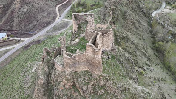 ancient ruins rocks castle