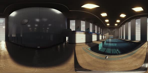 VR360 Empty Sport Swimming Pool