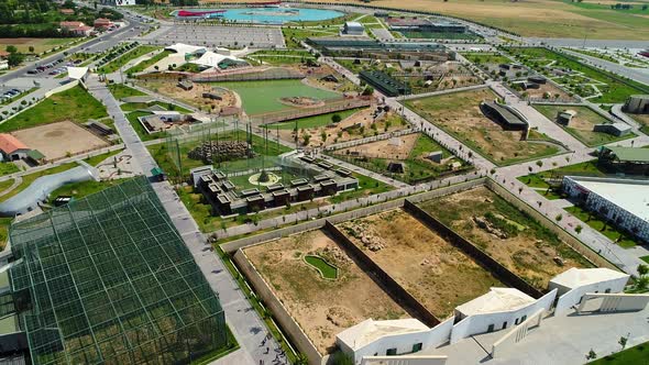 Aerial View of Zoo