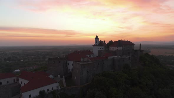 The Old Palanok Castle or Mukachevo Castle Ukraine Built in 14th Century
