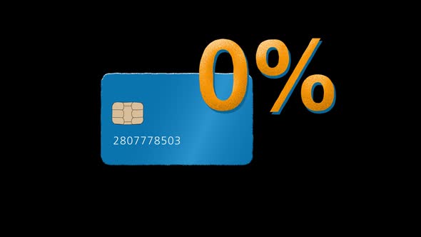 Bank Card with Zero Percent