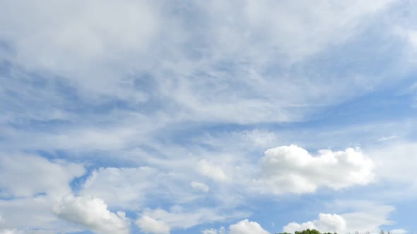 Cloud time lapse, storm, stormy weather, spring season