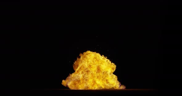 4K Explosion Sparks Splashing Special Effects Video 2