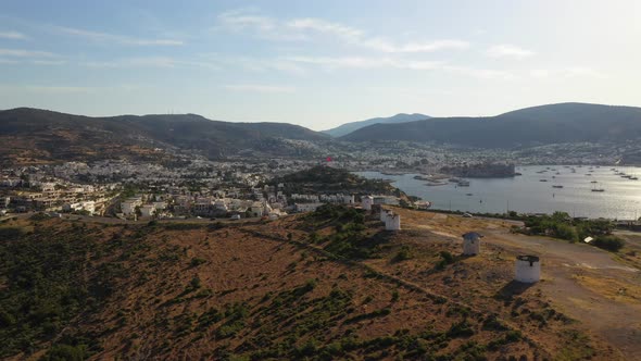 The windmills of Bodrum.