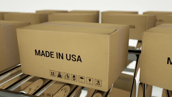 Made In USA Express Delivery cardboard boxes shipment package shipping