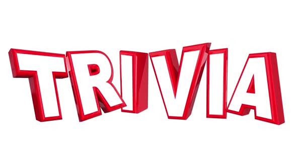 Trivia Contest Quiz Game Night Letters Word 3d Animation
