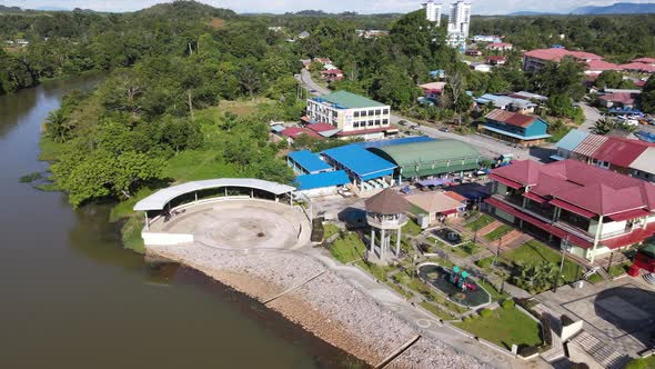 The Towns of Sarawak, Borneo, Malaysia