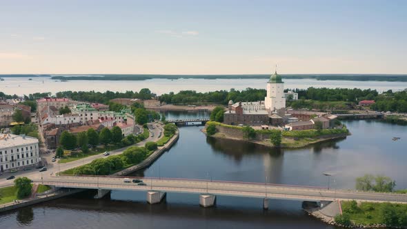 Aerial View of Vyborg