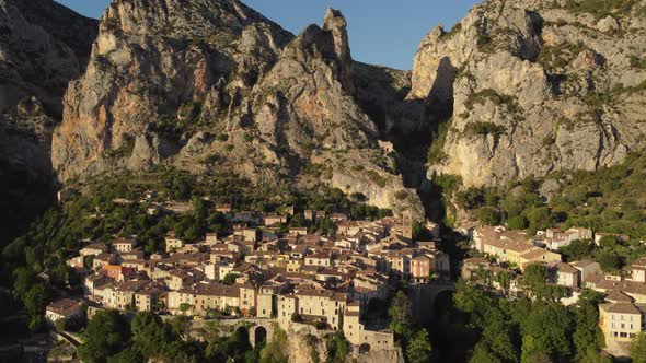 Moustiers Sainte Marie in Provence, France