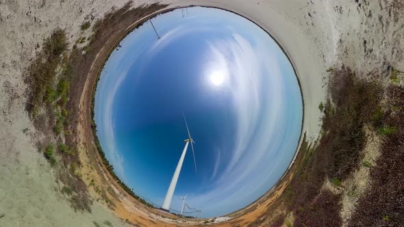 Windmills Farm in Sri Lanka