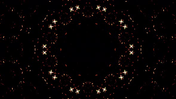 Abstract background moving stripes and flashing with shining light dots. Animation with circles alt