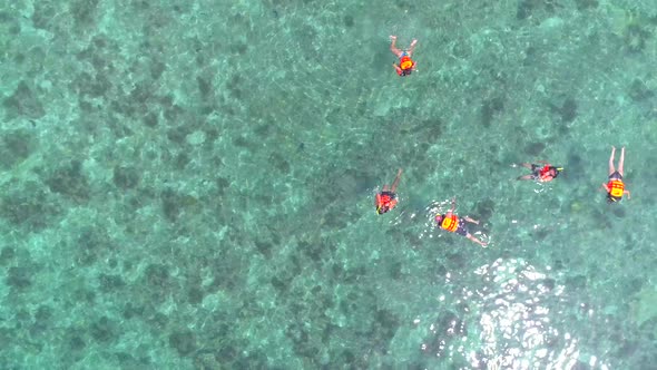 Swimming with Mask  in Coral Bay