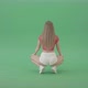 Girl In Red T Shirt Shaking Ass In Twerk Style Dance In Green  Screen Studio   4k Video Footage - VideoHive Item for Sale