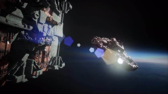 Highly Detailed Huge Spaceship alt