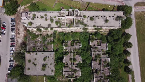 Destroyed and Abandoned Buildings in Sarajevo 4K