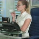 Business Lady Typing on Laptop at Office - VideoHive Item for Sale