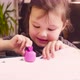 Little Girl Cutting Birds from Paper - VideoHive Item for Sale