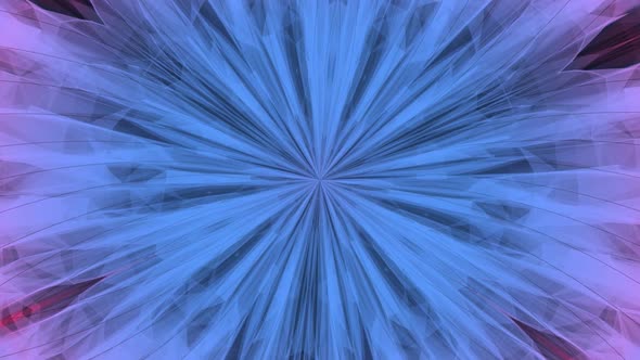 Blue abstract background with moving