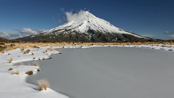 New Zealand Mount Taranaki timelapse