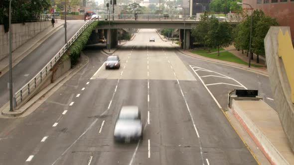 Los Angeles Traffic Time Lapse