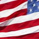 American flag waving in the wind on blue sky - VideoHive Item for Sale