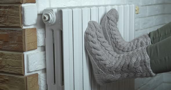 Central home heating. 