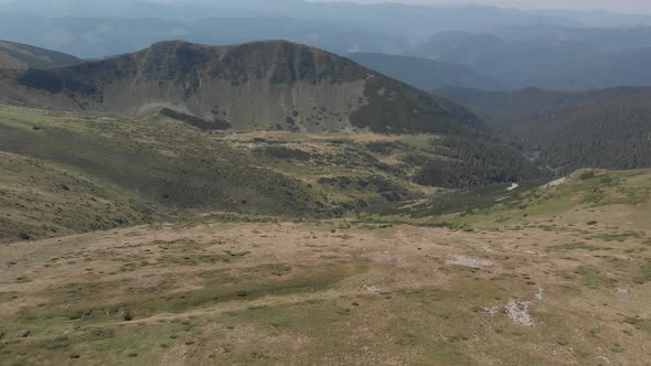 Green Mountain Peaks and Valleys Aerial View