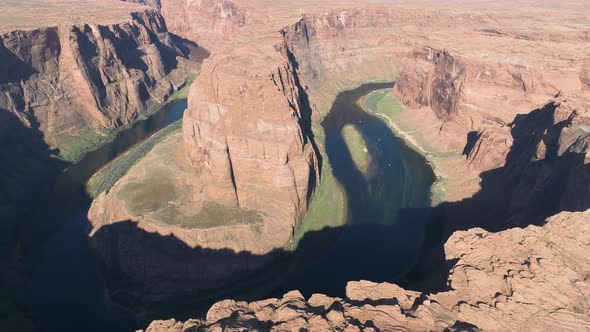 Aerial view of the Horseshoe Bend