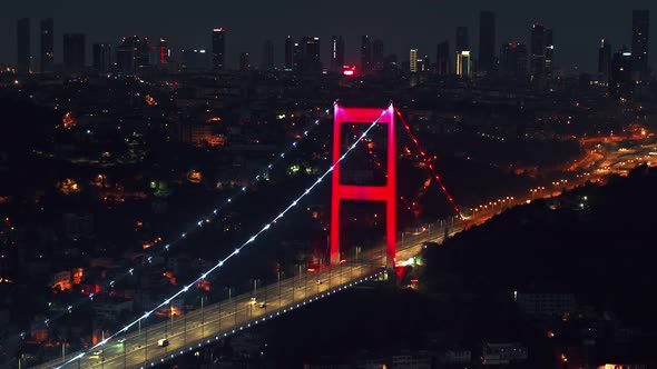 Istanbul Famous Bridge in Turkey