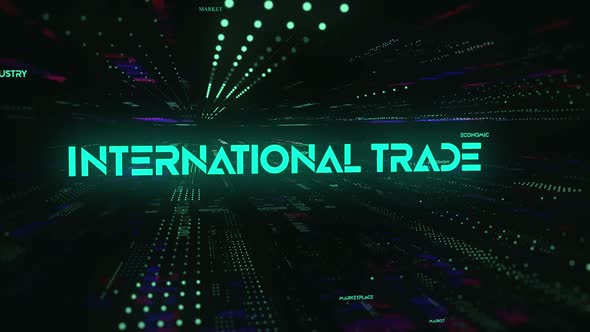 Sci Fi Digital Economics Word International Trade