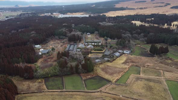 The Aerial view of Kumamoto