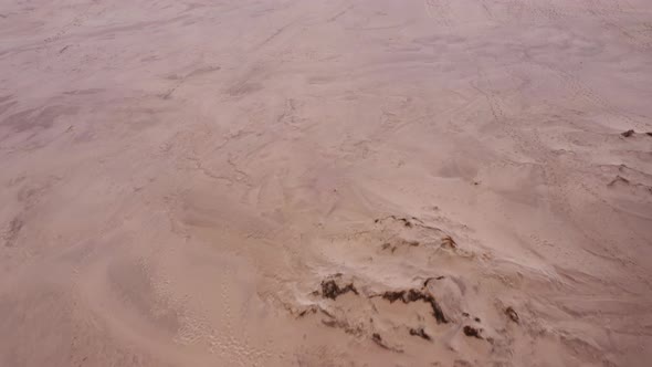 Aerial High Angle High Altitude Shot Of an Endless Sands