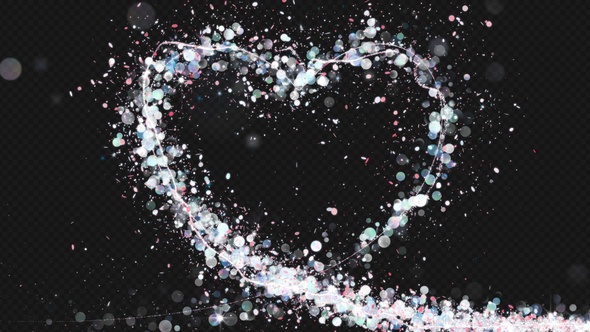 Heart Animation Particles