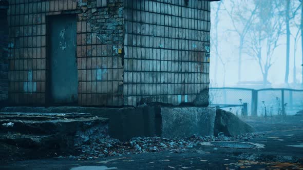 Pripyat Cityview of Exclusion Zone Near the Chernobyl Nuclear Power Plant alt