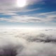 Camera Is Raising Above From The Thick Fog Above The Beautiful Clouds - VideoHive Item for Sale