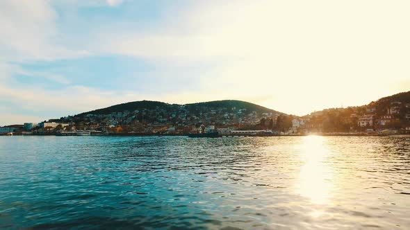 View of rural Princes Island of Burgazada. Istanbul, Turkey.