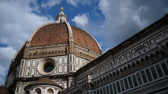 Time lapse of largest brick dome ever constructed - Florence Cathedral, Italy