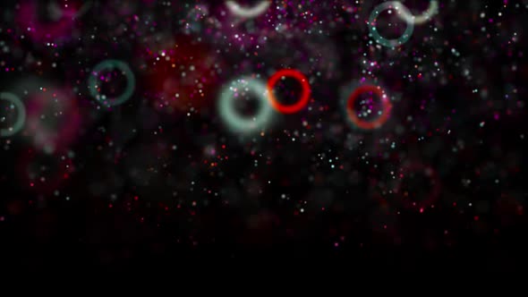 Background Multiple Rings Motion Graphics Animated Background