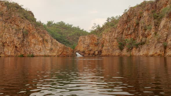 Sunset View of Edith Falls Near Katherine